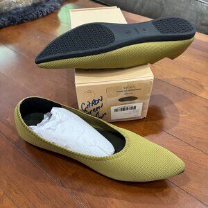 Citron Green Vivaia knit Pointed-Toe Ballet Flat womans shoe flat size EU43US 11